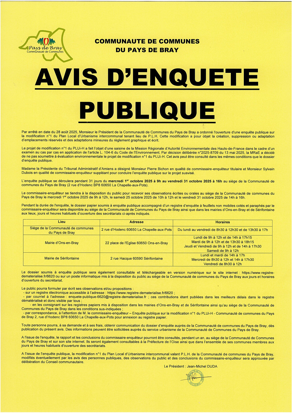 enquete publique