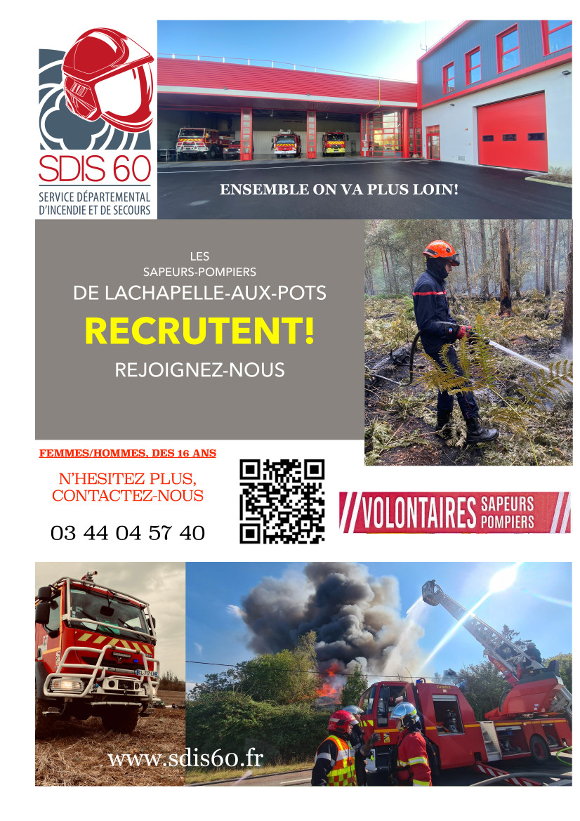 recrutement pompier